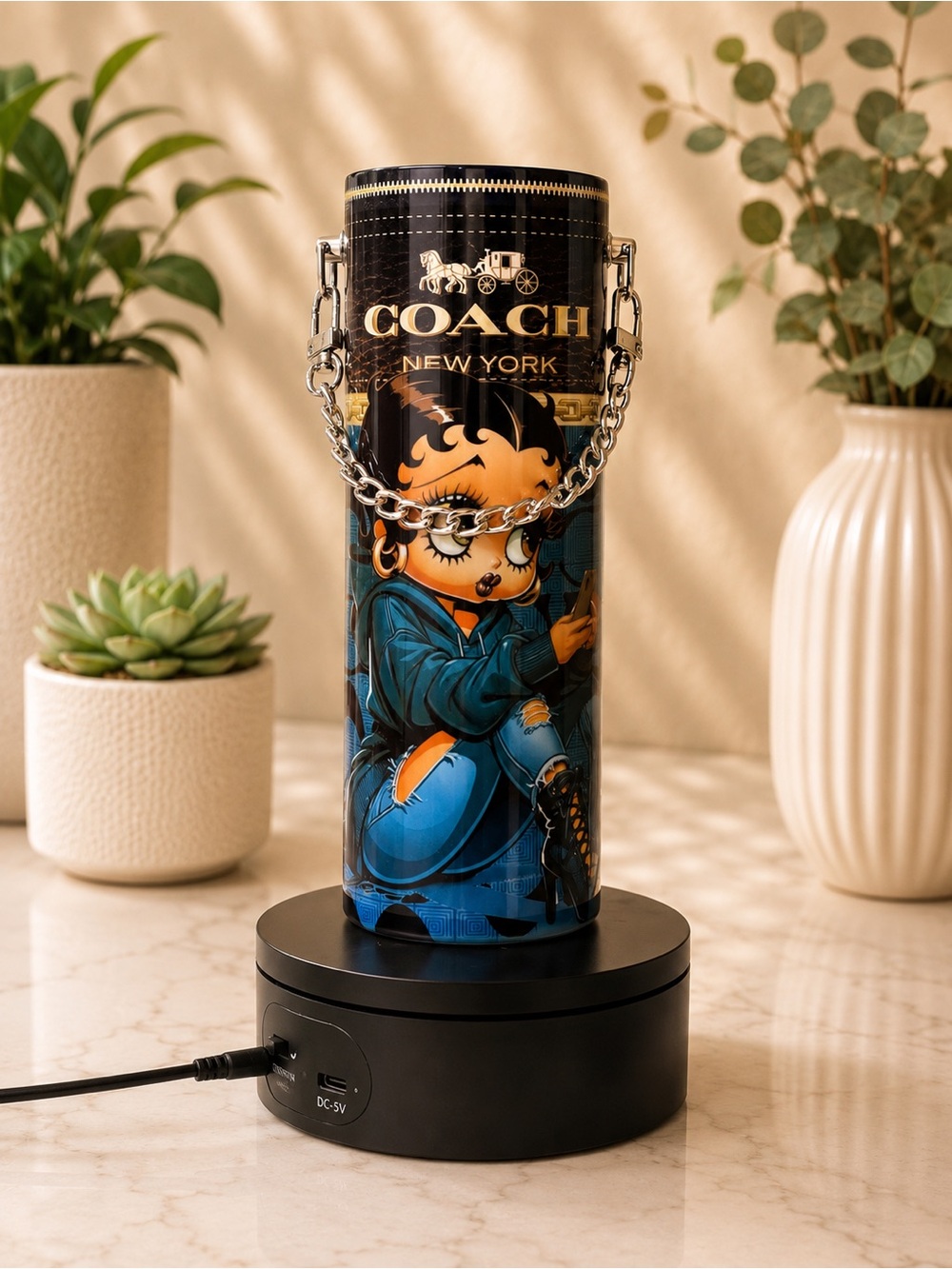 COACH Black & Blue Tumbler